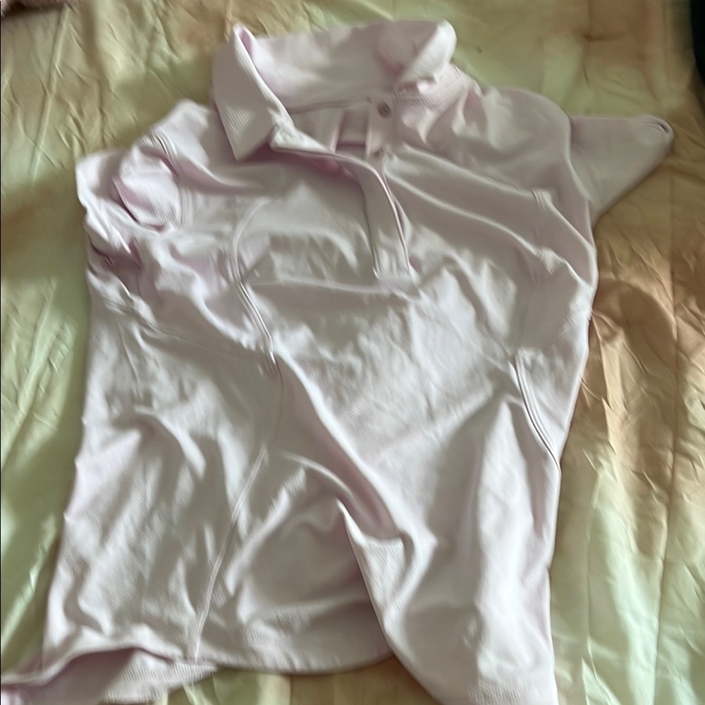 Lululemon Athletica Light Pink Button Down Shirt